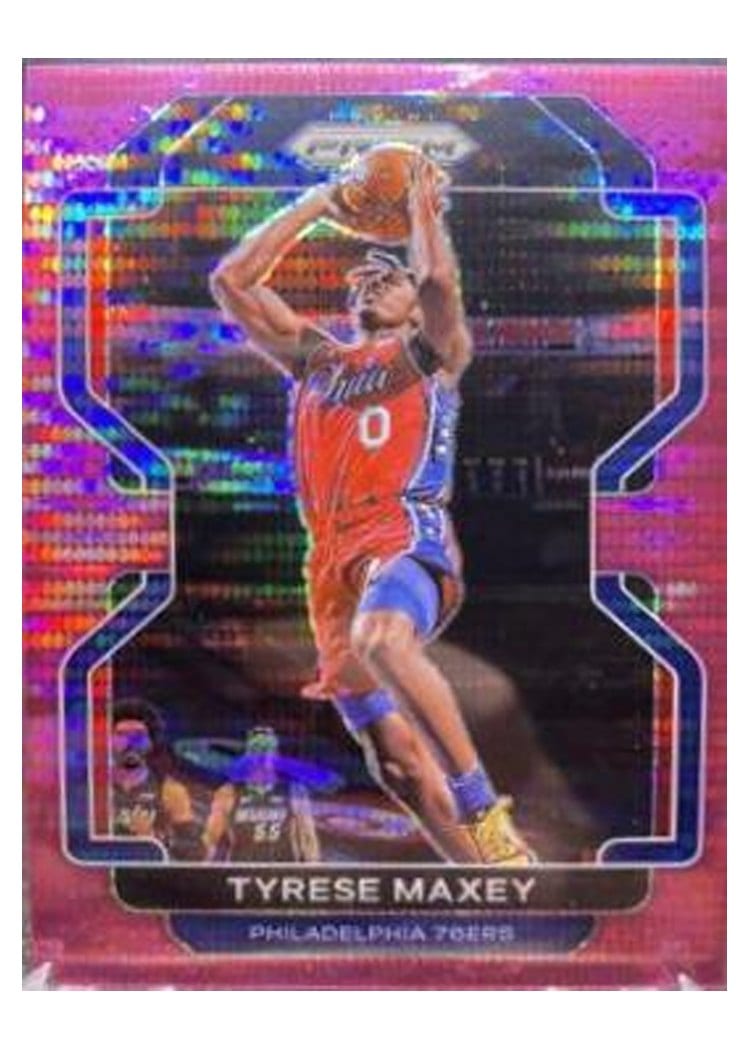 2021-22 Panini Prizm Base Set Tyrese Maxey #28 card