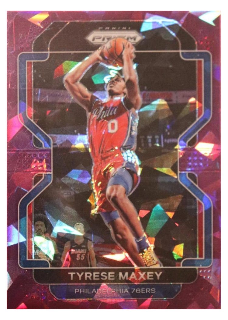 2021-22 Panini Prizm Base Set Tyrese Maxey #28 card