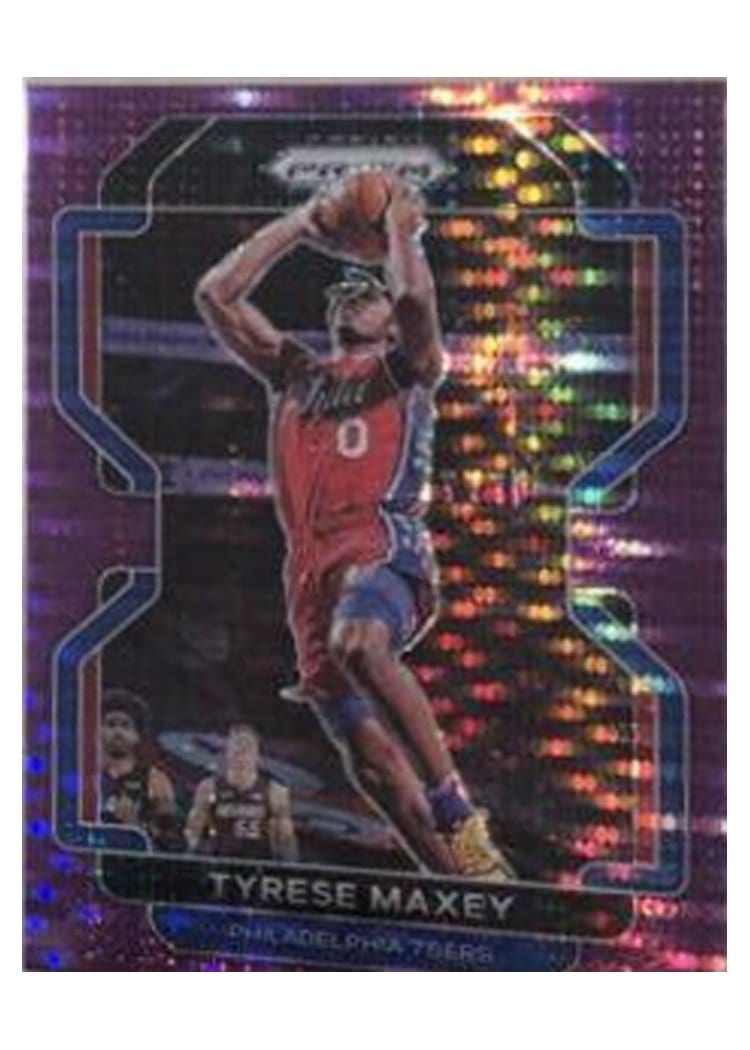 2021-22 Panini Prizm Base Set Tyrese Maxey #28 card