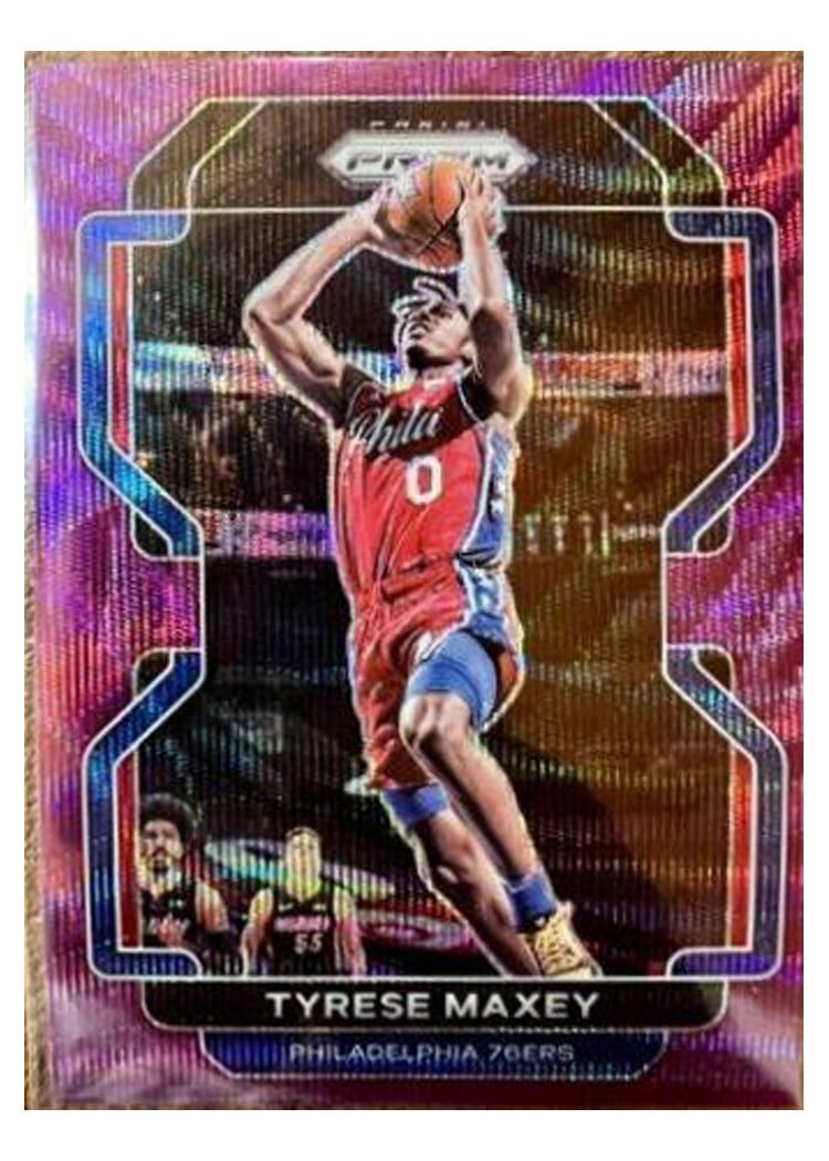 2021-22 Panini Prizm Base Set Tyrese Maxey #28 card
