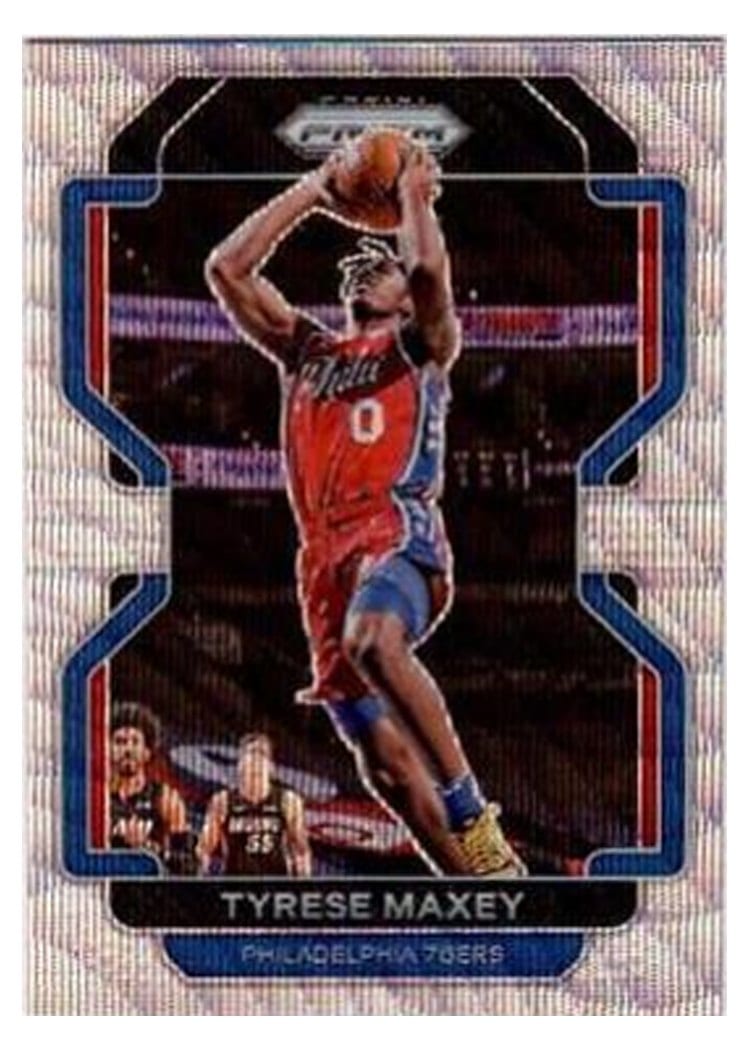 2021-22 Panini Prizm Base Set Tyrese Maxey #28 card