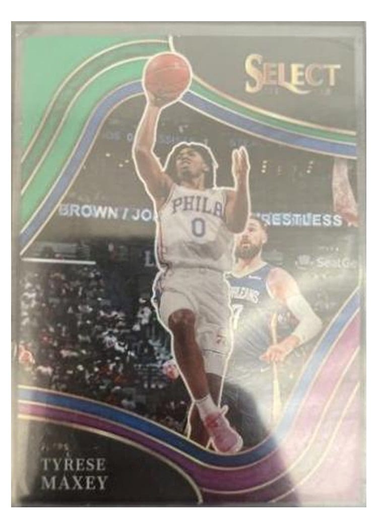 2021-22 Panini Select Base Set Tyrese Maxey #245 card