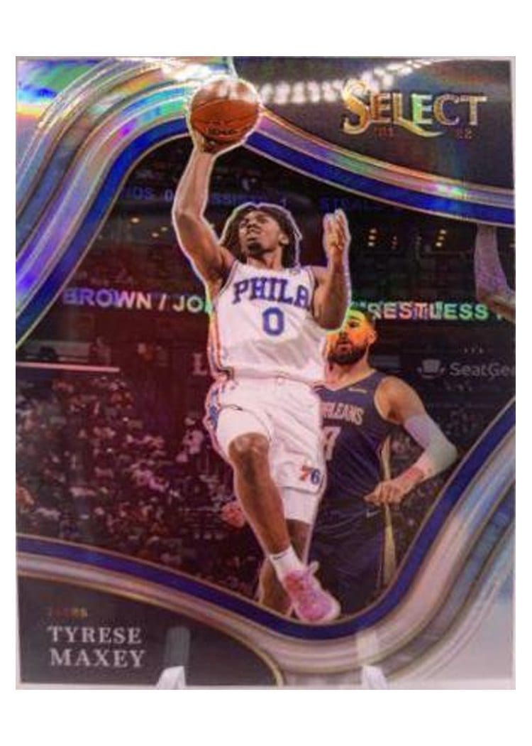 2021-22 Panini Select Base Set Tyrese Maxey #245 card