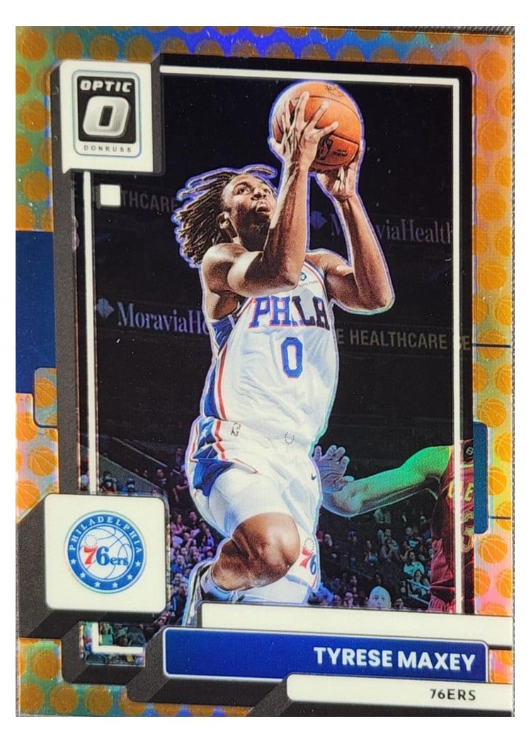 2022-23 Donruss Optic Base Set Tyrese Maxey #26 card