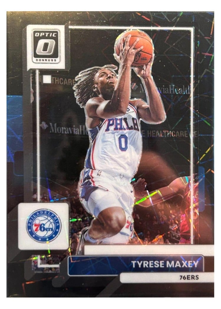 2022-23 Donruss Optic Base Set Tyrese Maxey #26 card