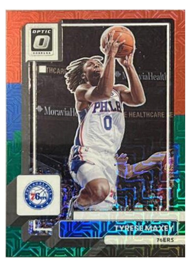 2022-23 Donruss Optic Base Set Tyrese Maxey #26 card
