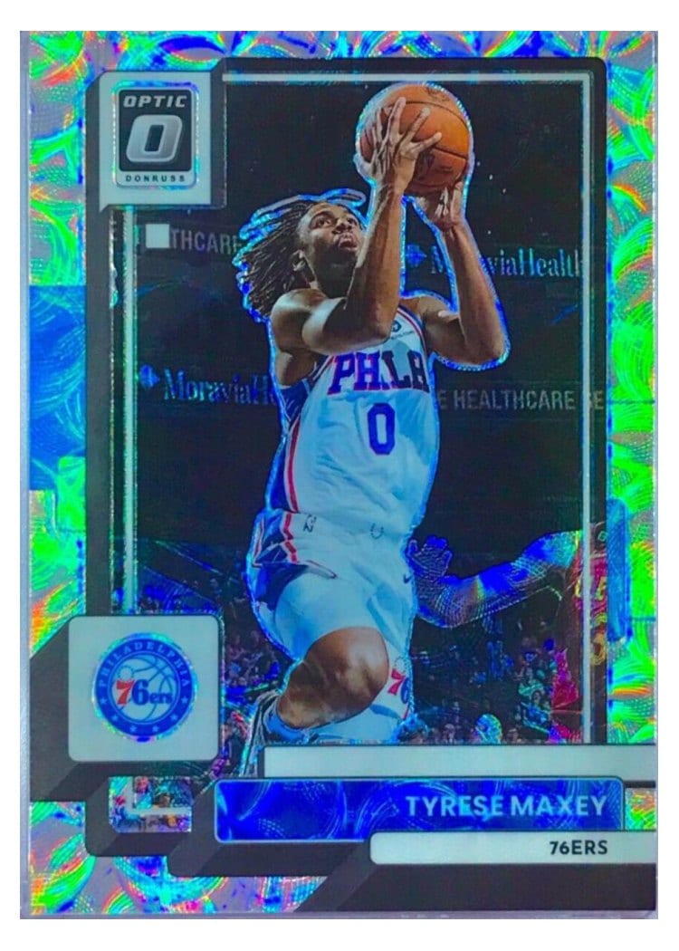 2022-23 Donruss Optic Base Set Tyrese Maxey #26 card