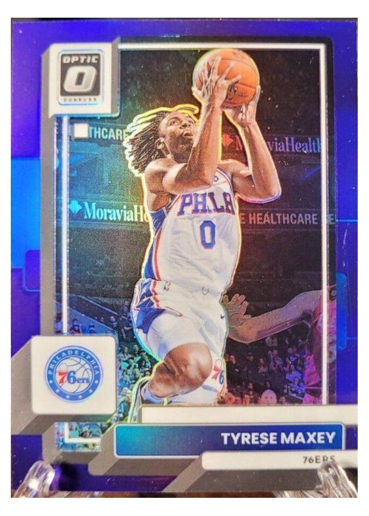 2022-23 Donruss Optic Base Set Tyrese Maxey #26 card