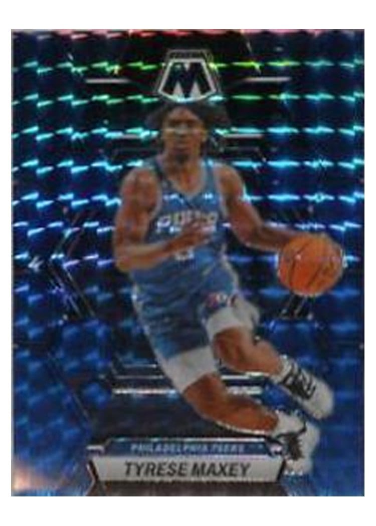 2022-23 Panini Mosaic Base Set Tyrese Maxey #89 card
