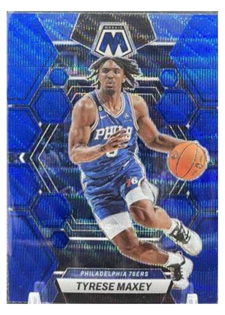 2022-23 Panini Mosaic Base Set Tyrese Maxey #89 card