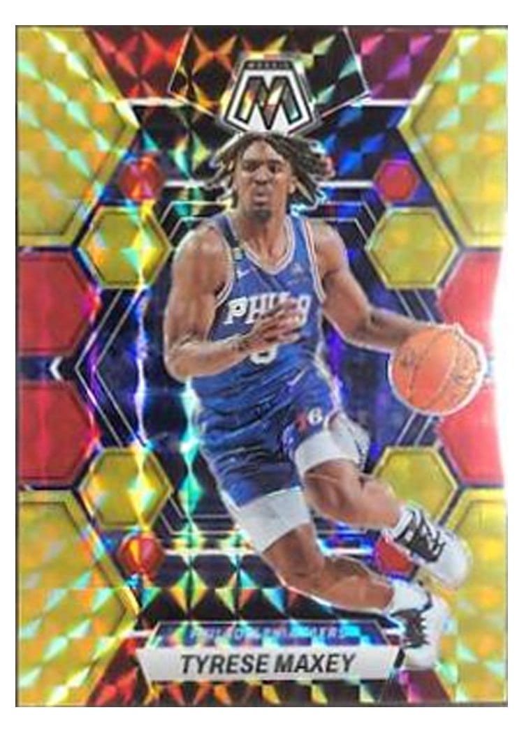 2022-23 Panini Mosaic Base Set Tyrese Maxey #89 card