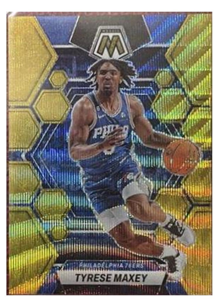 2022-23 Panini Mosaic Base Set Tyrese Maxey #89 card