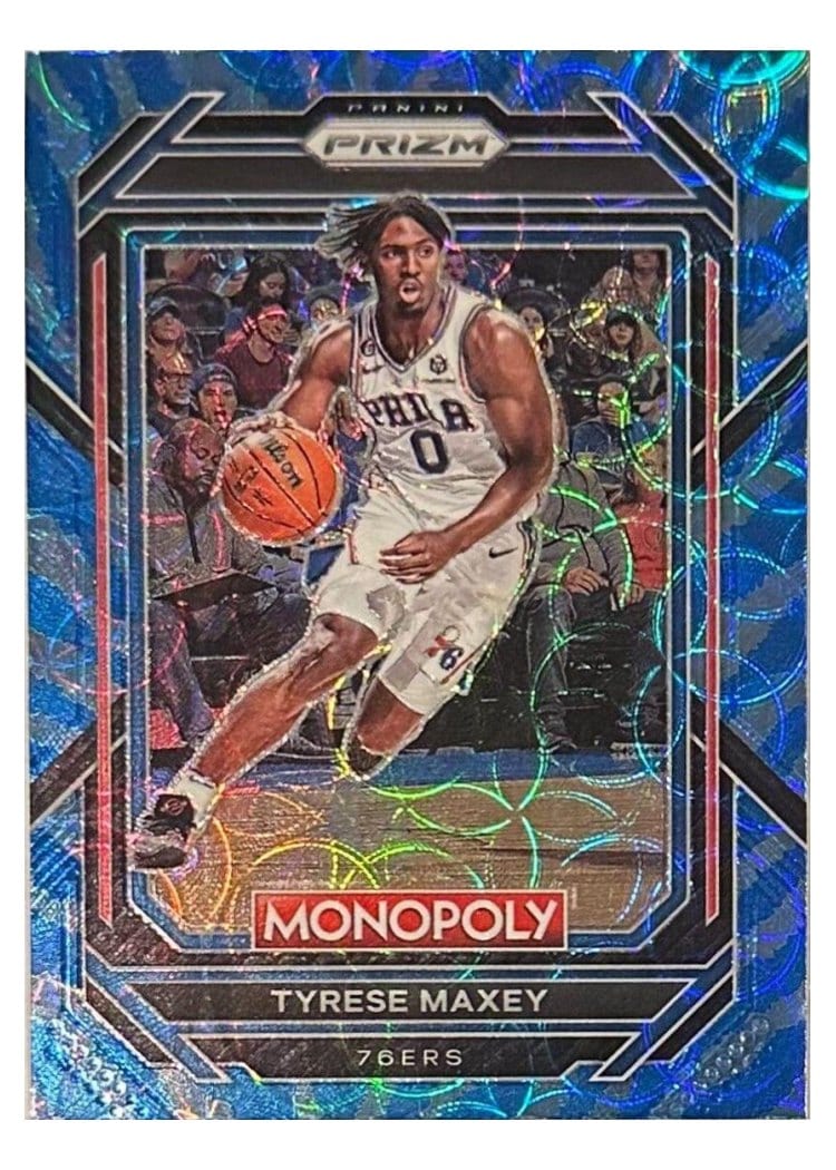2022-23 Panini Prizm Base Set Tyrese Maxey #21 card