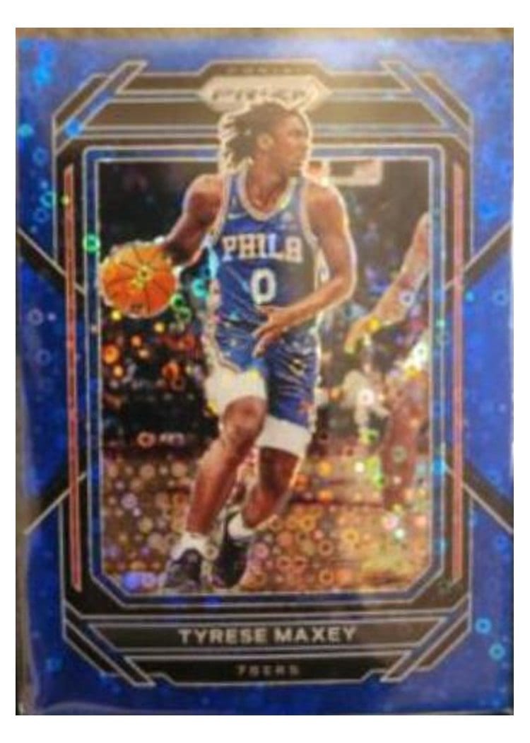 2022-23 Panini Prizm Base Set Tyrese Maxey #21 card