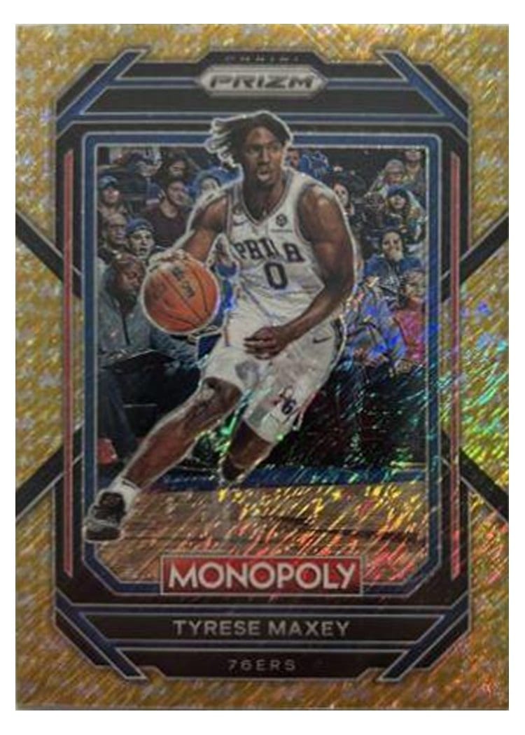 2022-23 Panini Prizm Base Set Tyrese Maxey #21 card