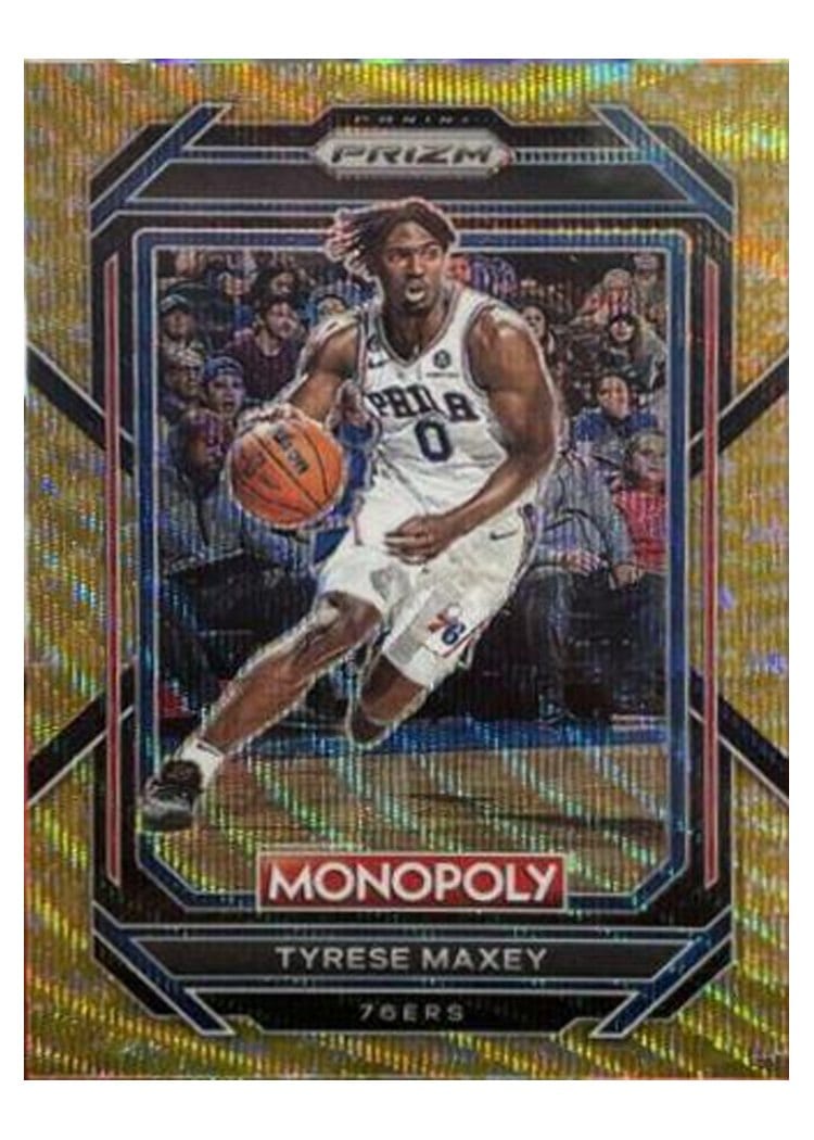 2022-23 Panini Prizm Base Set Tyrese Maxey #21 card