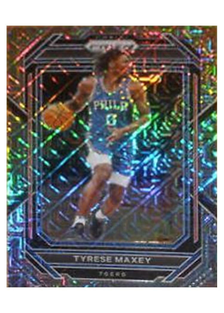2022-23 Panini Prizm Base Set Tyrese Maxey #21 card