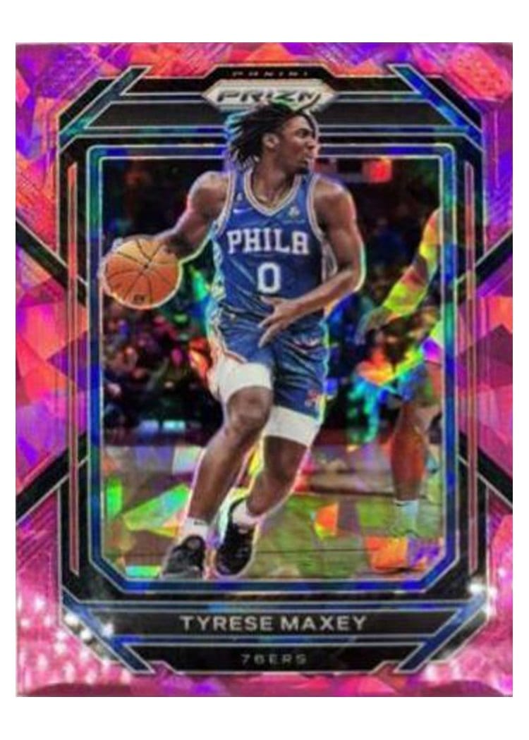 2022-23 Panini Prizm Base Set Tyrese Maxey #21 card