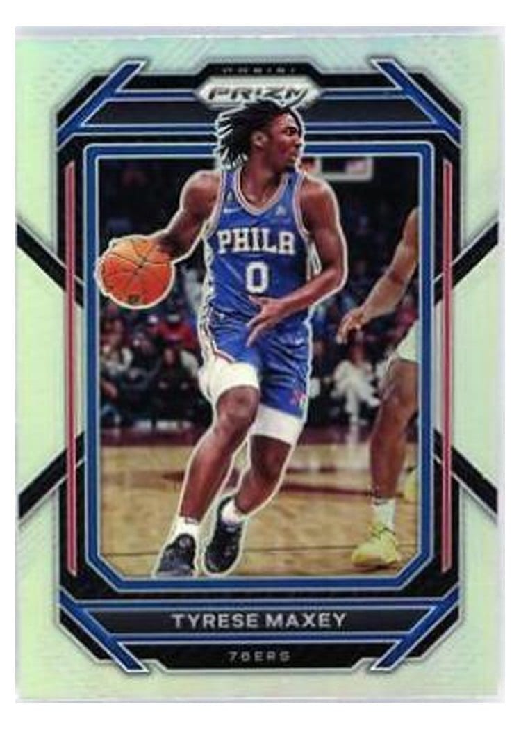 2022-23 Panini Prizm Base Set Tyrese Maxey #21 card
