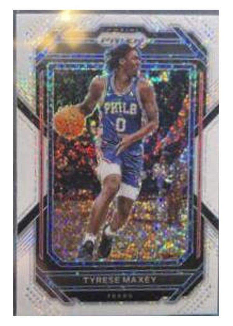 2022-23 Panini Prizm Base Set Tyrese Maxey #21 card