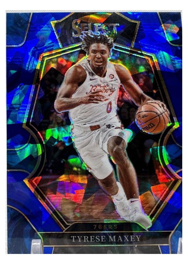 2022-23 Panini Select Base Set Tyrese Maxey #109 card