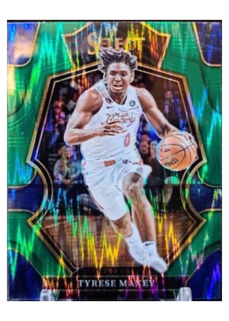 2022-23 Panini Select Base Set Tyrese Maxey #109 card