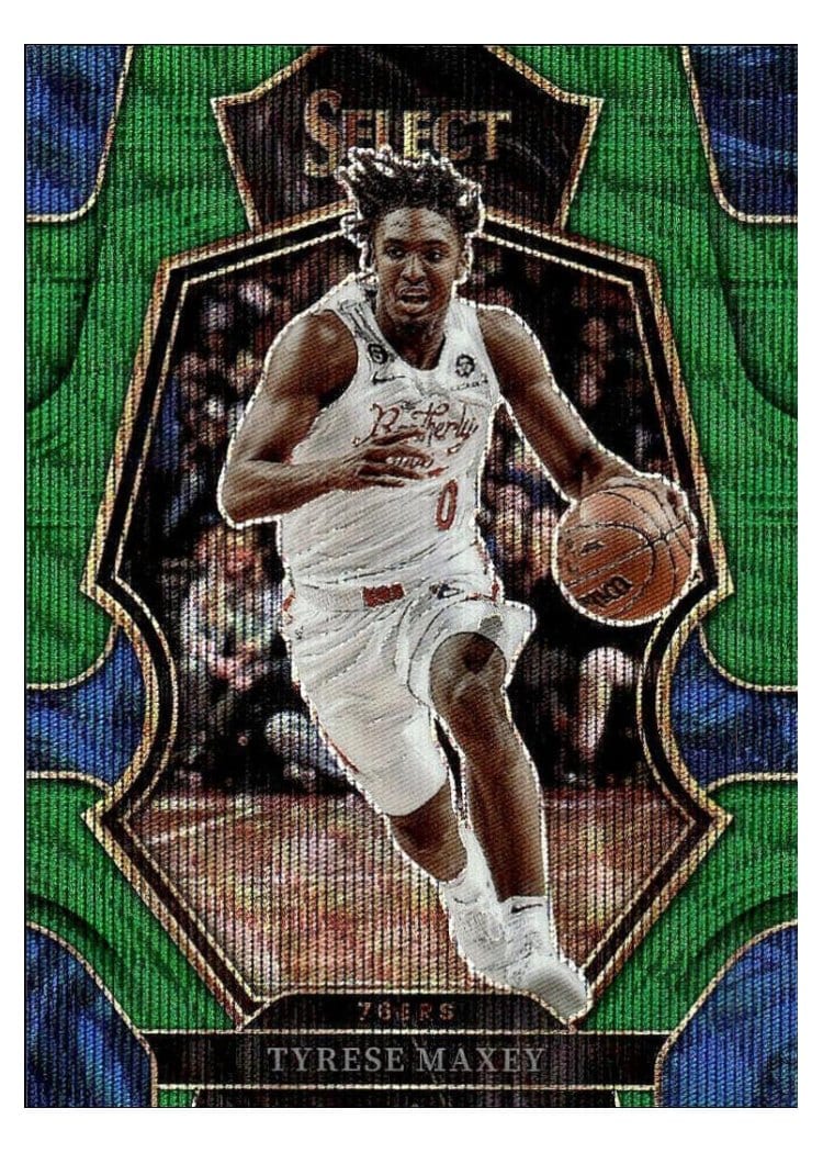 2022-23 Panini Select Base Set Tyrese Maxey #109 card