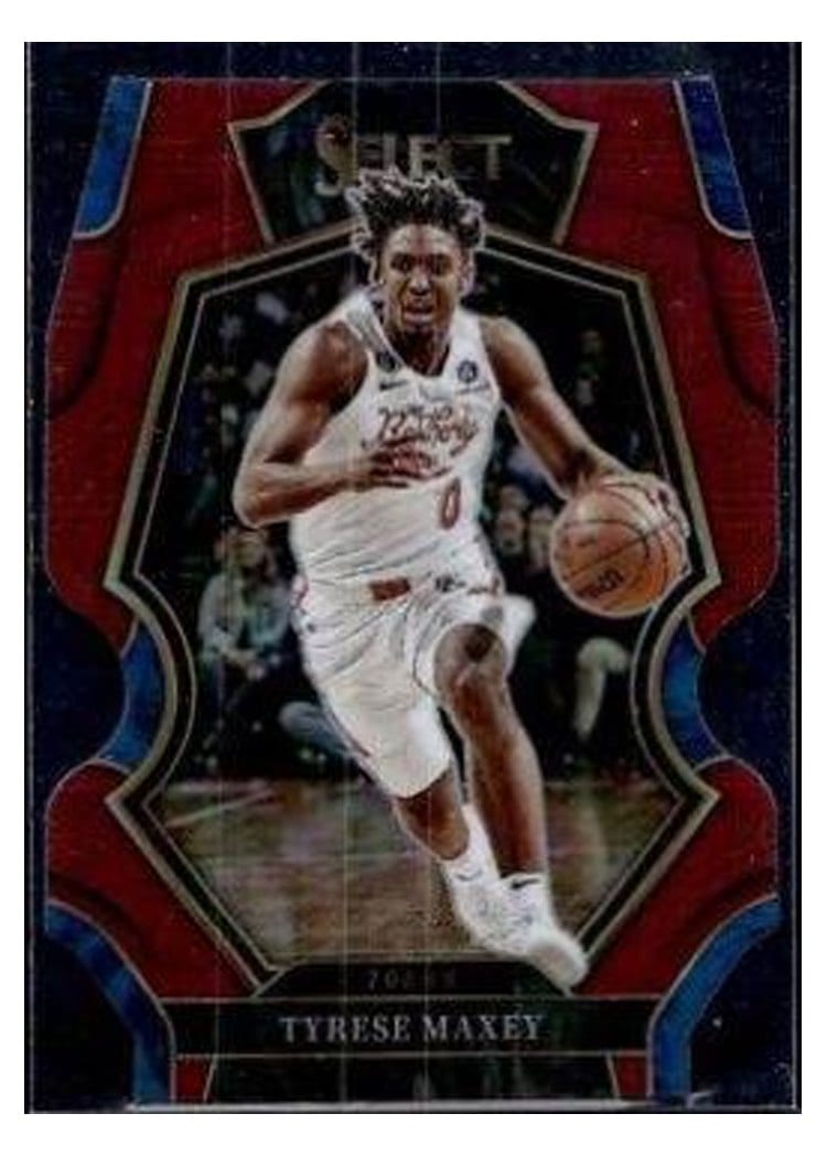 2022-23 Panini Select Base Set Tyrese Maxey #109 card
