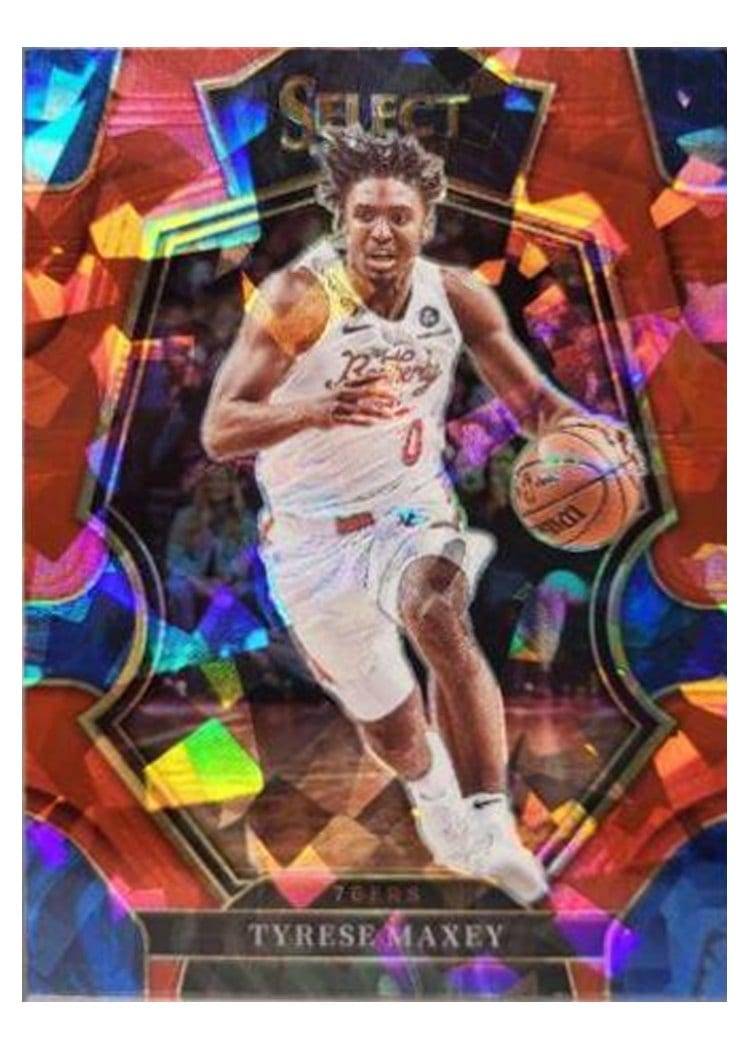 2022-23 Panini Select Base Set Tyrese Maxey #109 card