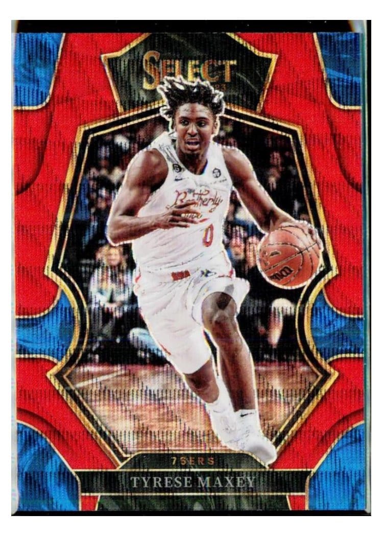 2022-23 Panini Select Base Set Tyrese Maxey #109 card