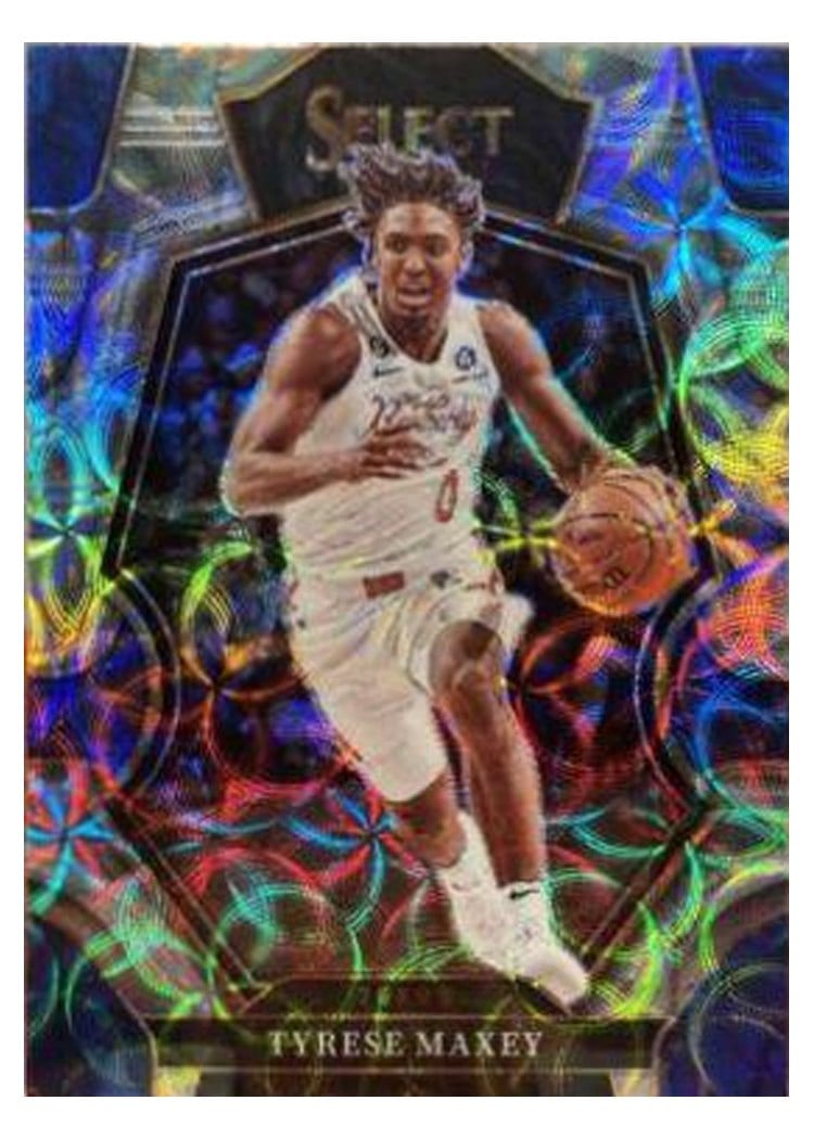2022-23 Panini Select Base Set Tyrese Maxey #109 card