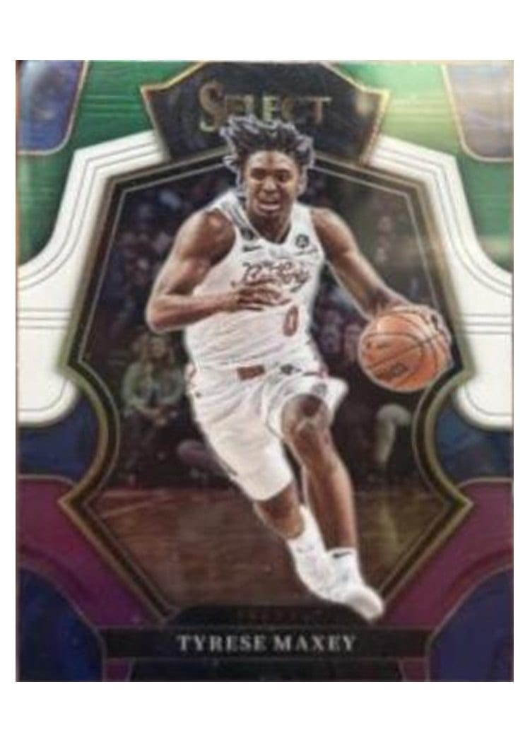 2022-23 Panini Select Base Set Tyrese Maxey #109 card