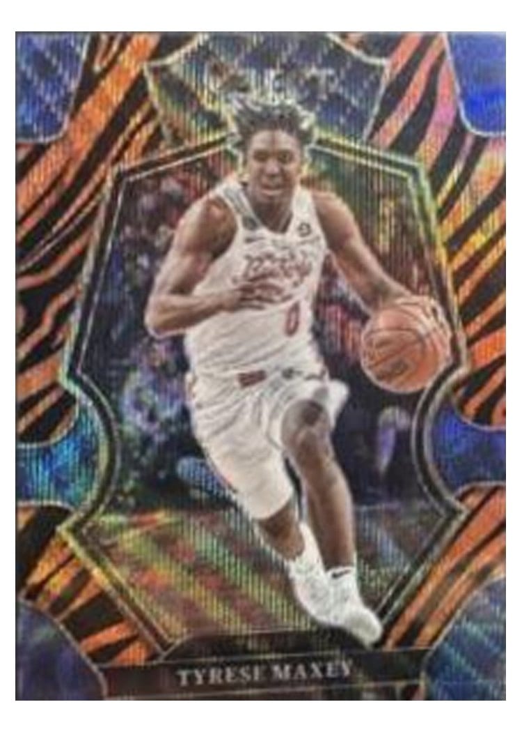 2022-23 Panini Select Base Set Tyrese Maxey #109 card