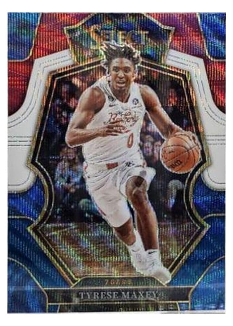 2022-23 Panini Select Base Set Tyrese Maxey #109 card