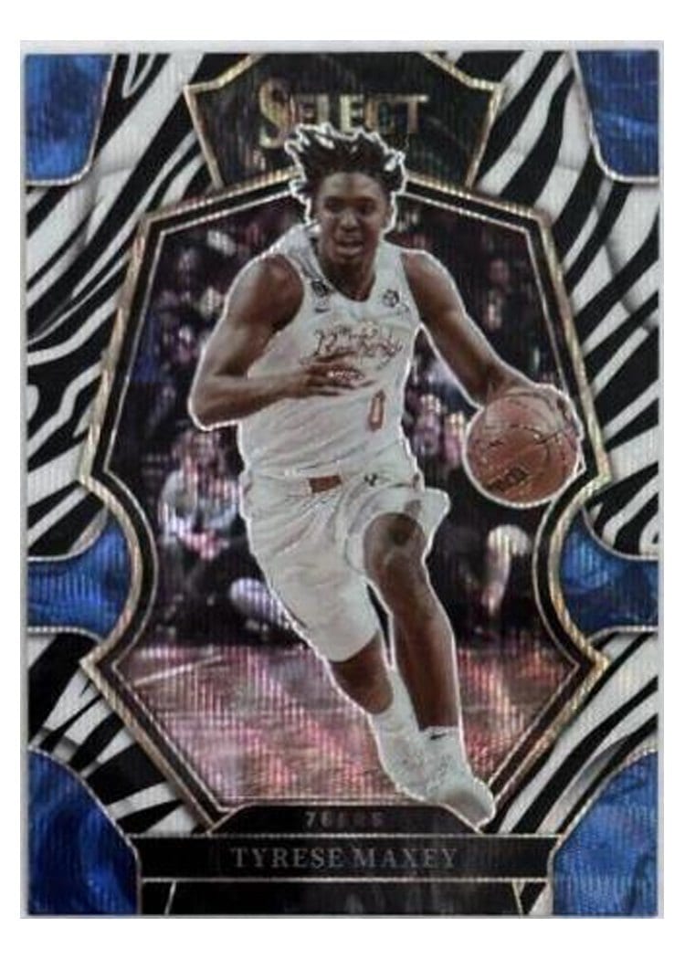 2022-23 Panini Select Base Set Tyrese Maxey #109 card