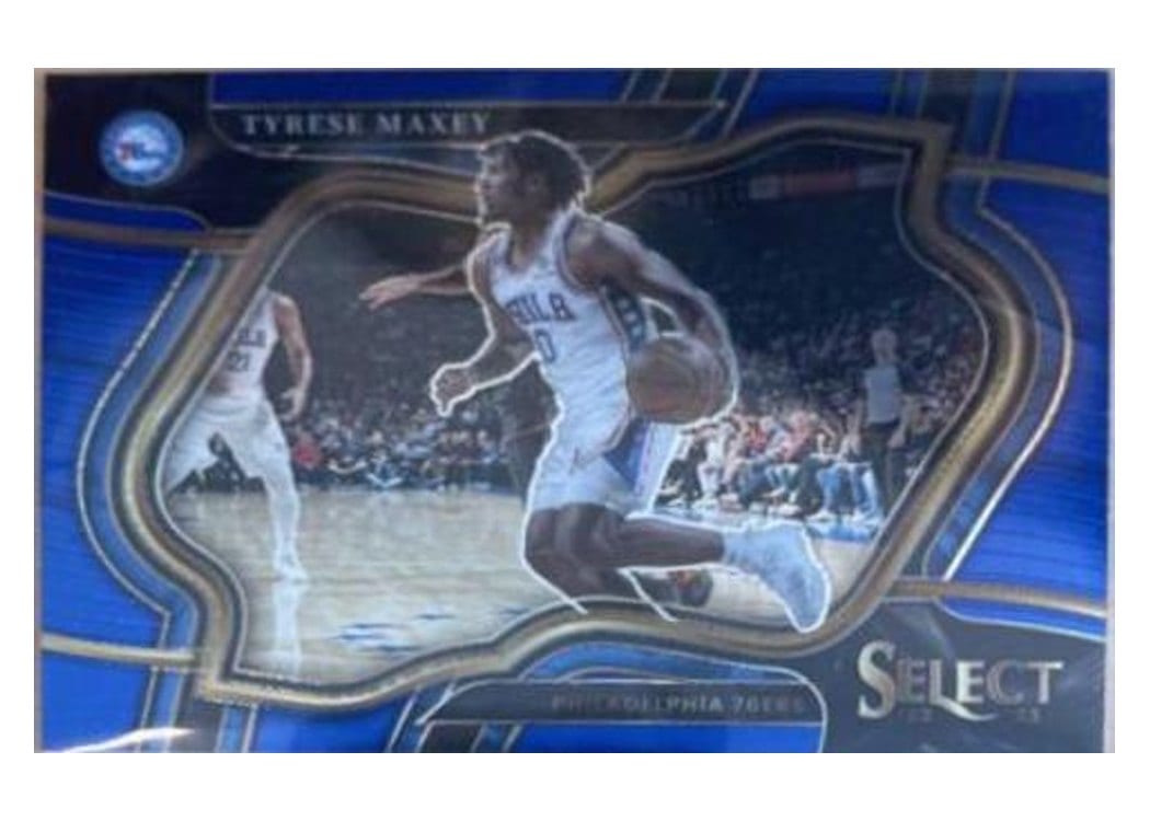 2022-23 Panini Select Base Set Tyrese Maxey #209 card