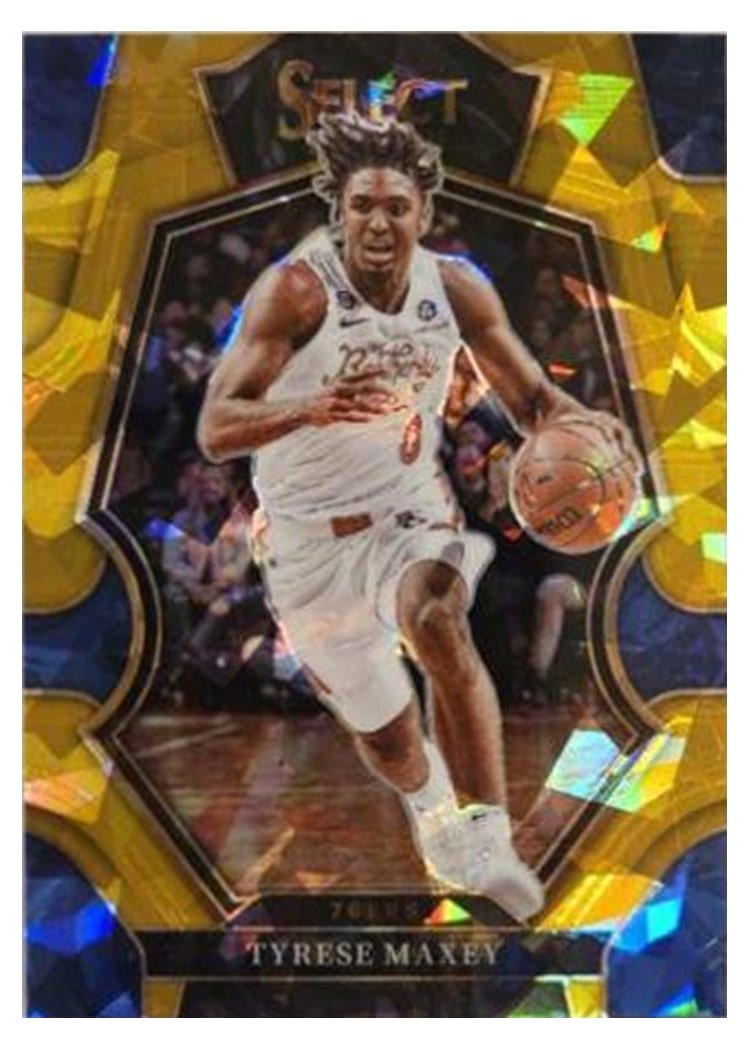 2022-23 Panini Select Base Set Tyrese Maxey #209 card