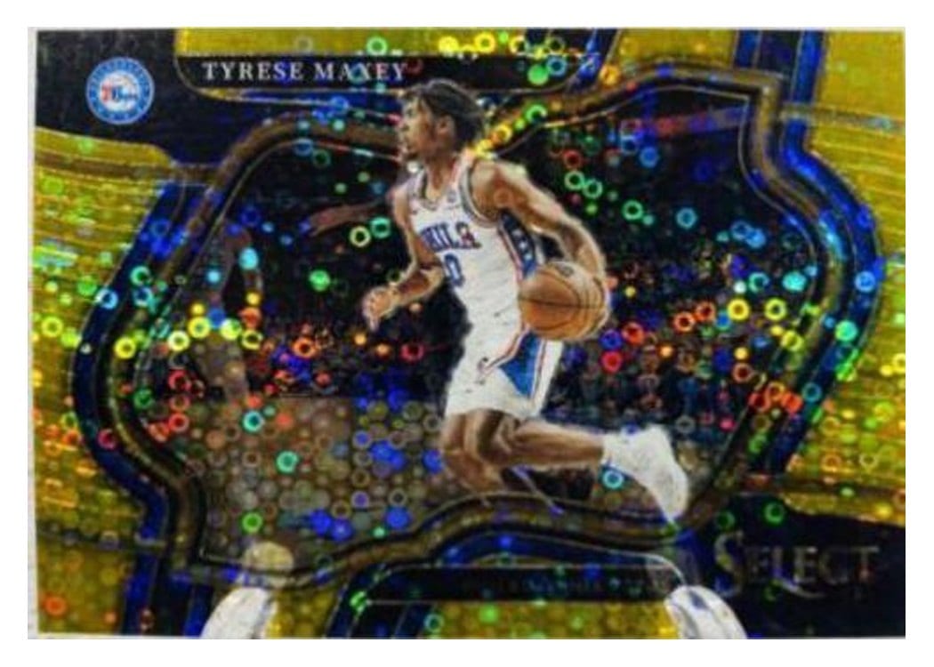 2022-23 Panini Select Base Set Tyrese Maxey #209 card