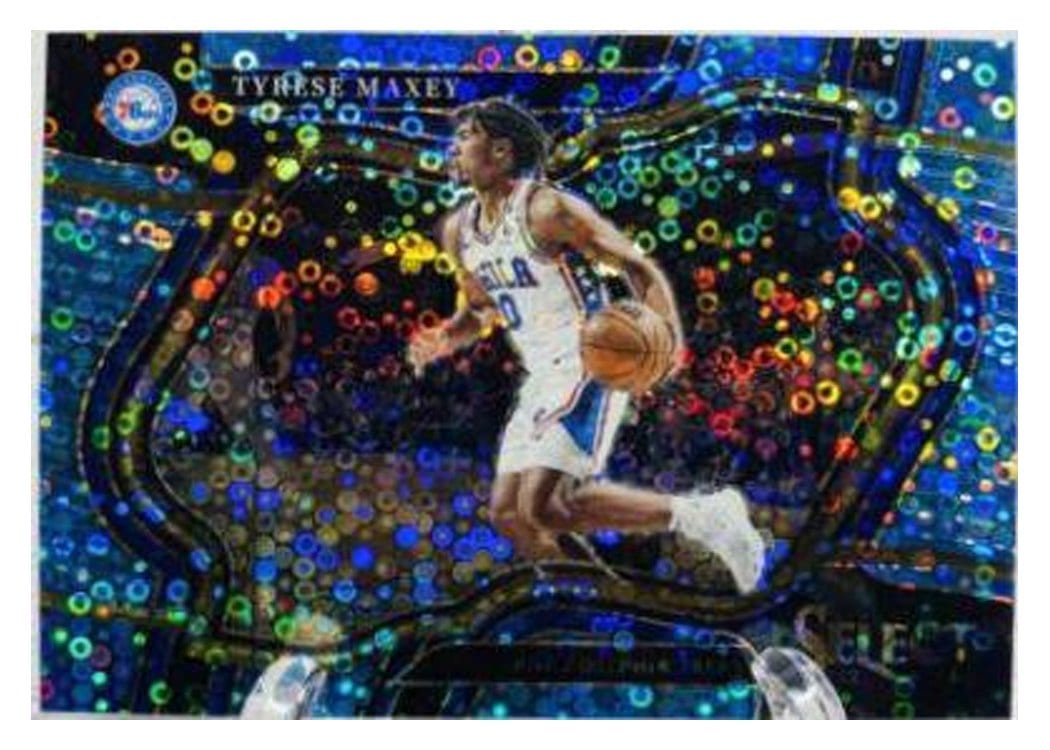 2022-23 Panini Select Base Set Tyrese Maxey #209 card