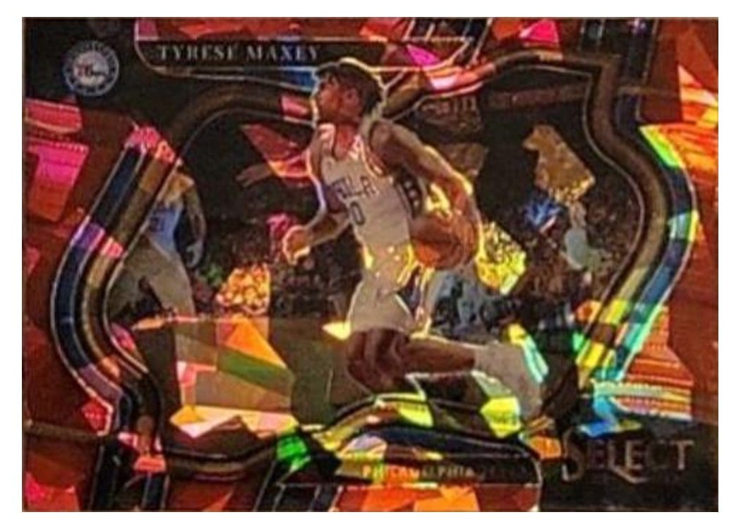 2022-23 Panini Select Base Set Tyrese Maxey #209 card