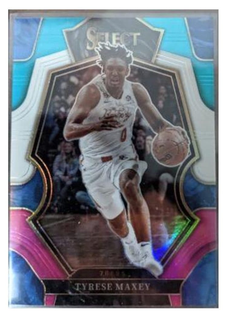 2022-23 Panini Select Base Set Tyrese Maxey #209 card