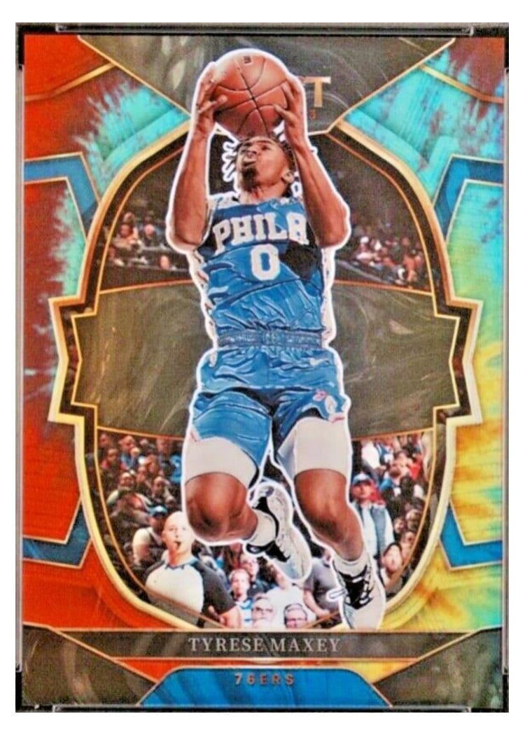 2022-23 Panini Select Base Set Tyrese Maxey #209 card