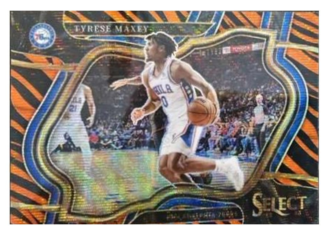 2022-23 Panini Select Base Set Tyrese Maxey #209 card
