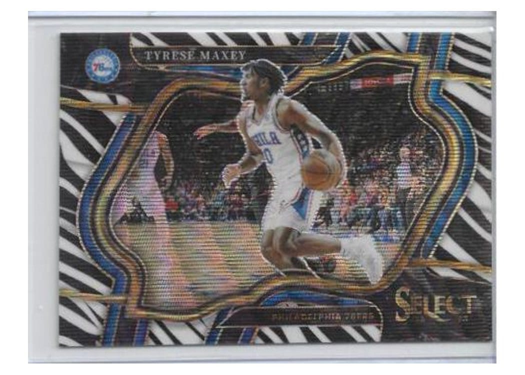 2022-23 Panini Select Base Set Tyrese Maxey #209 card