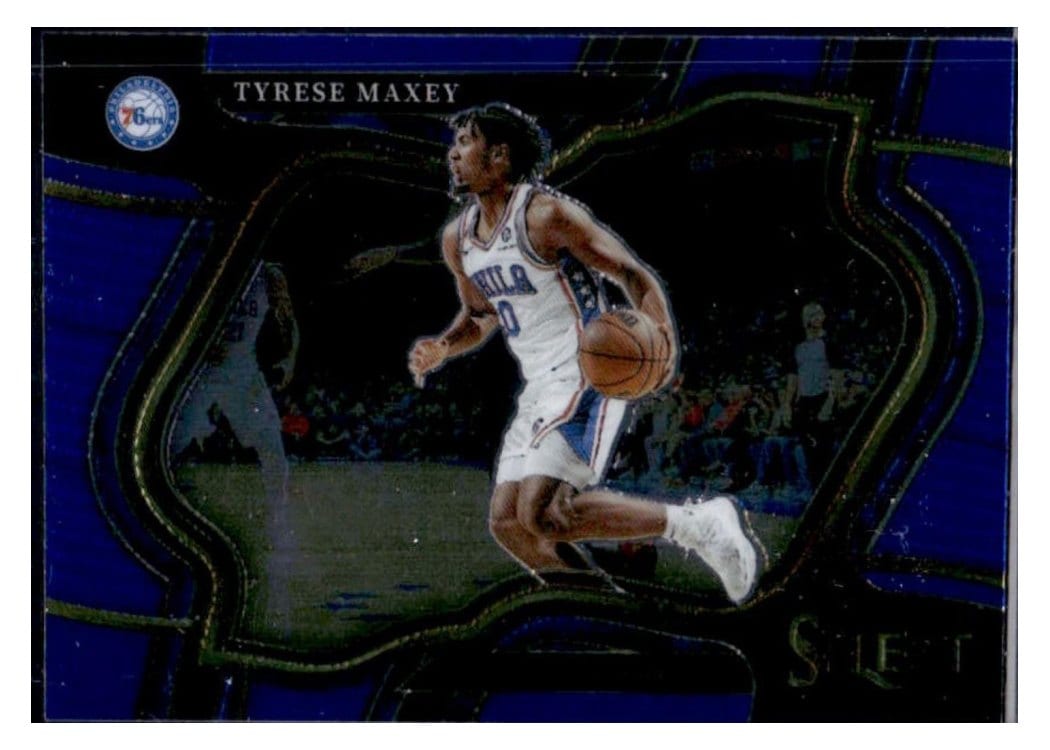 2022-23 Panini Select Base Set Tyrese Maxey #209 card