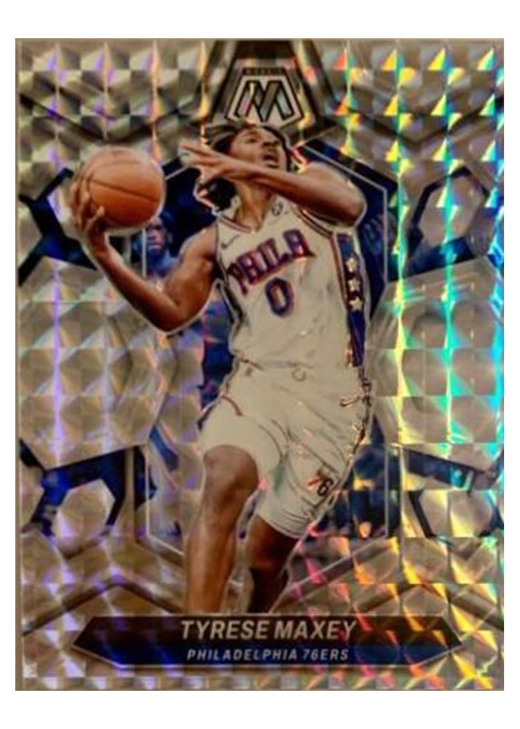 2023-24 Panini Mosaic Base Set Tyrese Maxey #79 card