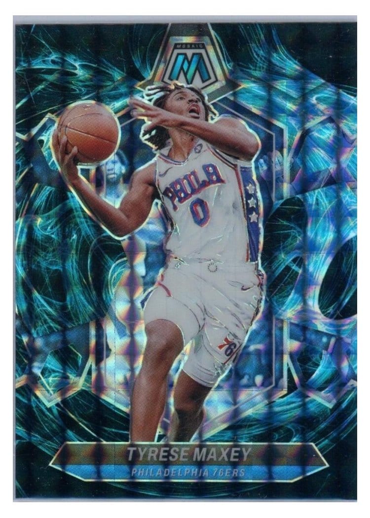 2023-24 Panini Mosaic Base Set Tyrese Maxey #79 card