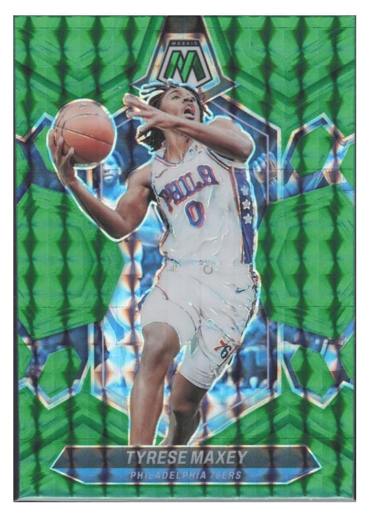 2023-24 Panini Mosaic Base Set Tyrese Maxey #79 card