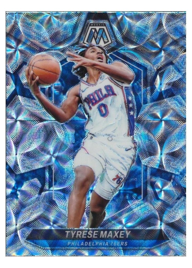 2023-24 Panini Mosaic Base Set Tyrese Maxey #79 card