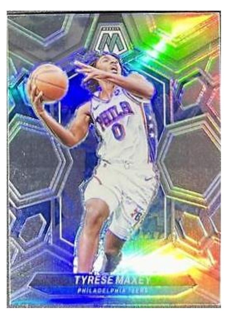 2023-24 Panini Mosaic Base Set Tyrese Maxey #79 card